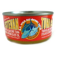 Canned tuna - with olive oil added